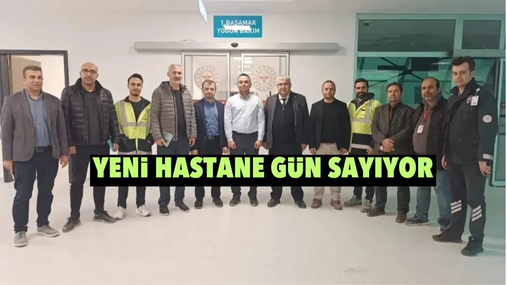 Yeni hastane gün sayıyor