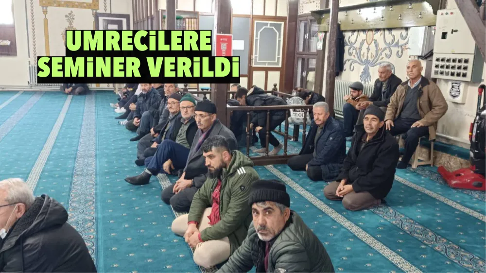 Umrecilere seminer verildi