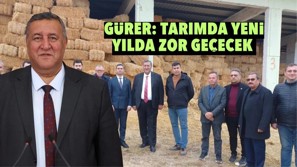 Gürer: Tarımda yeni yılda zor geçecek 