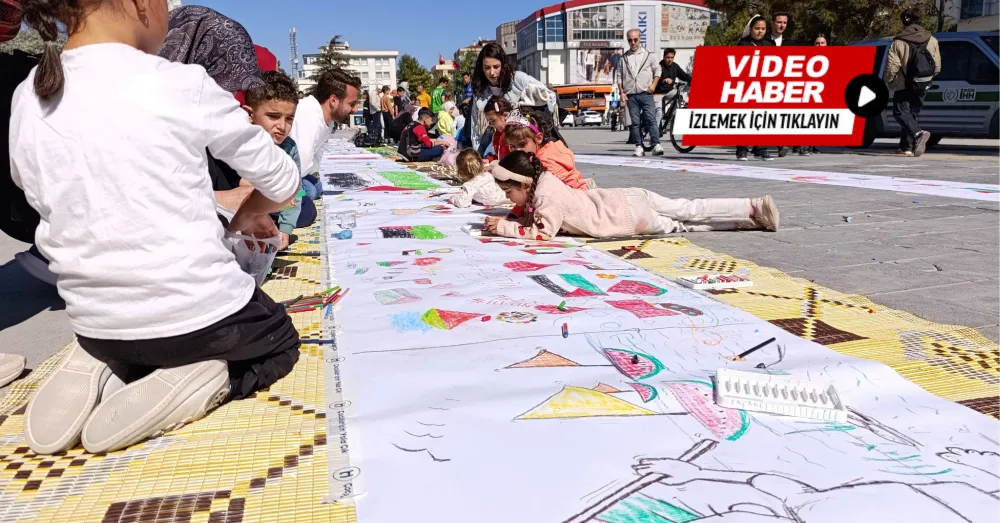 NİĞDE’DEN GAZZE’DEKİ ÇOCUKLARA SANATLI DESTEK