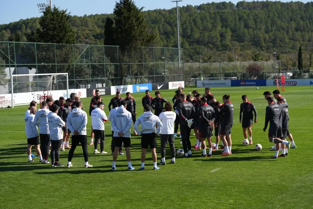 A MİLLİ FUTBOL TAKIMI, GÜRCİSTAN MAÇININ HAZIRLIKLARINI TAMAMLADI