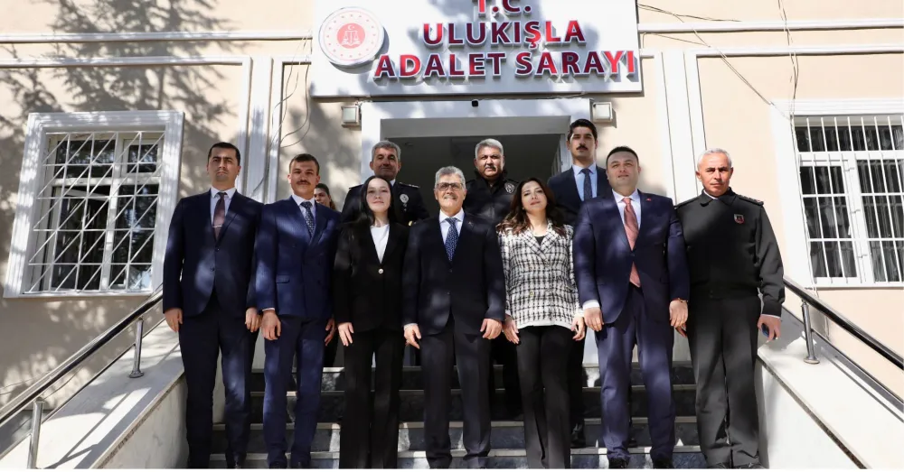 VALİ CAHİT ÇELİK’TEN ULUKIŞLA ADLİYESİ’NE ZİYARET