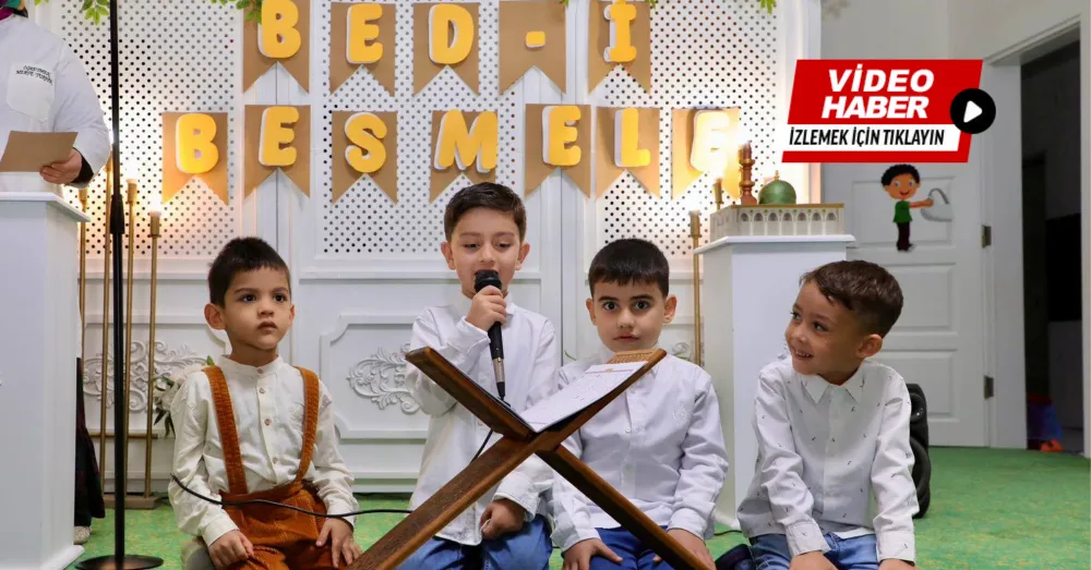 NİĞDE’DE MİNİKLER İÇİN ANLAMLI “BED-İ BESMELE” ETKİNLİĞİ