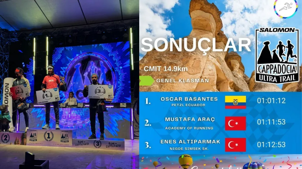 NİĞDELİ ATLET ENES ALTIPARMAK KAPADOKYA’DA ULUSLARARASI BAŞARIYA İMZA ATTI