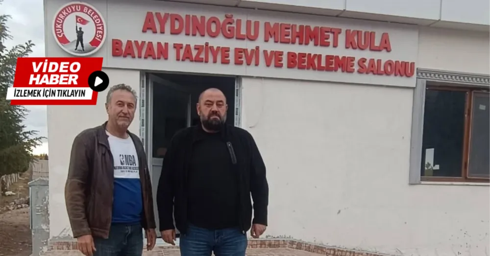 ÇUKURKUYU’YA YENİ TAZİYE EVİ: “ACILAR PAYLAŞILDIKÇA HAFİFLER”