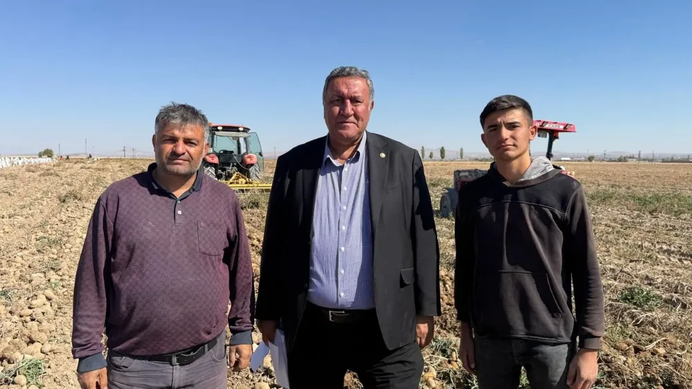 GÜRER “PATATES ÜRETİCİSİ MALİYETİN ALTINDA EZİLİYOR”