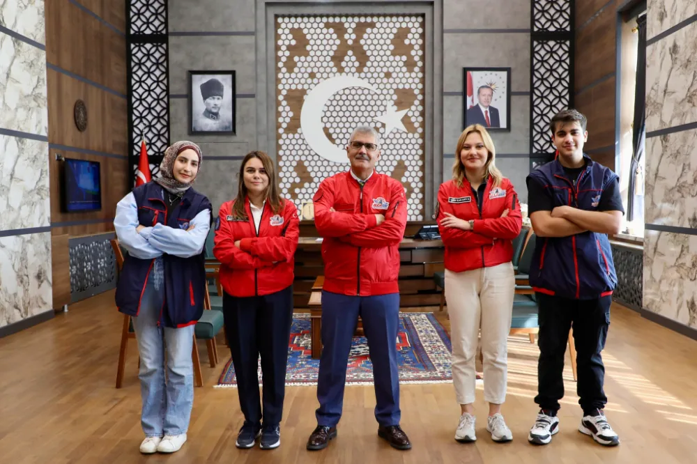 VALİ ÇELİK, TEKNOFEST HEYETİNİ KABUL ETTİ