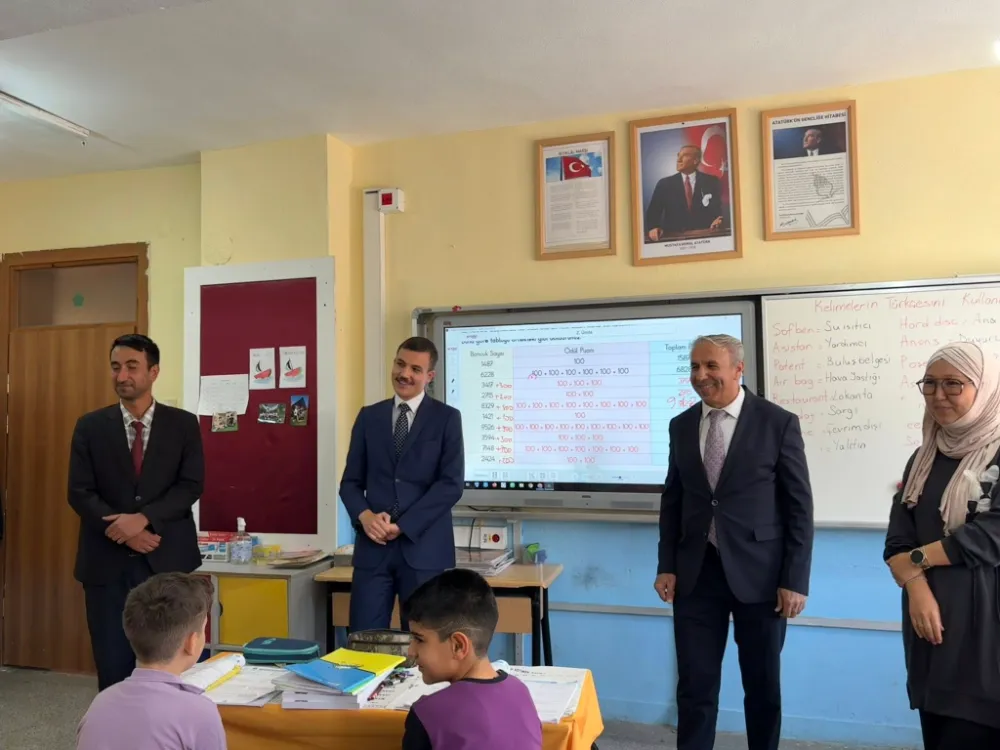 KAYMAKAM GÖKÇE’DEN İNKILAP İLKOKULU’NA ZİYARET