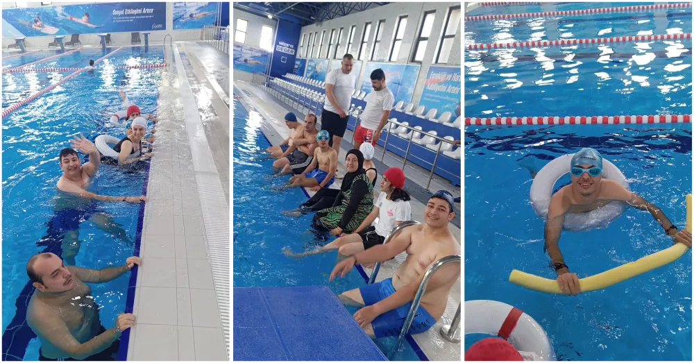 ÖZEL EĞİTİM KURSİYERLERİ HAVUZDA BULUŞTU: “SUYUN VE SEVGİNİN BİRLEŞTİĞİ GÜN”