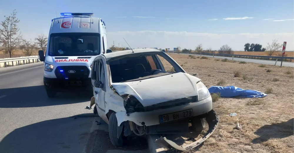 OTOMOBİL TAKLA ATTI: 1 ÖLÜ