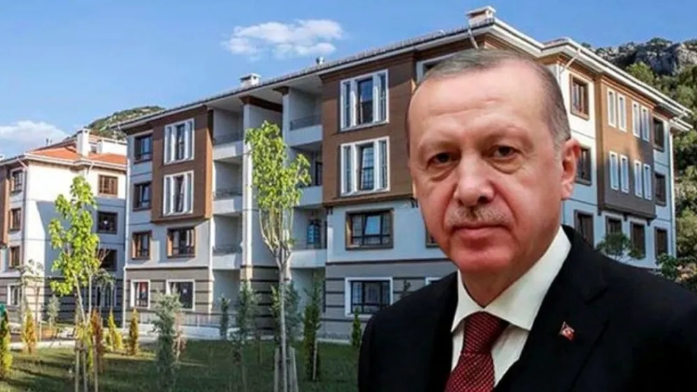 ERDOĞAN 500 BİN SOSYAL KONUT PROJESİNİ DUYURDU: 6 BİN 750 LİRA TAKSİTLE 240 AYDA ÖDENECEK