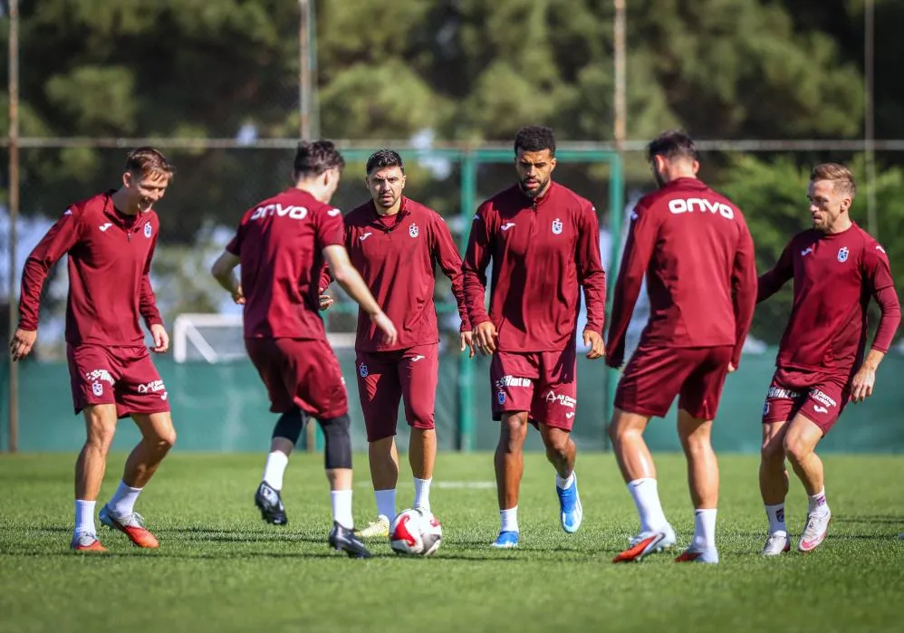 TRABZONSPOR, GALATASARAY MAÇININ HAZIRLIKLARINA BAŞLADI