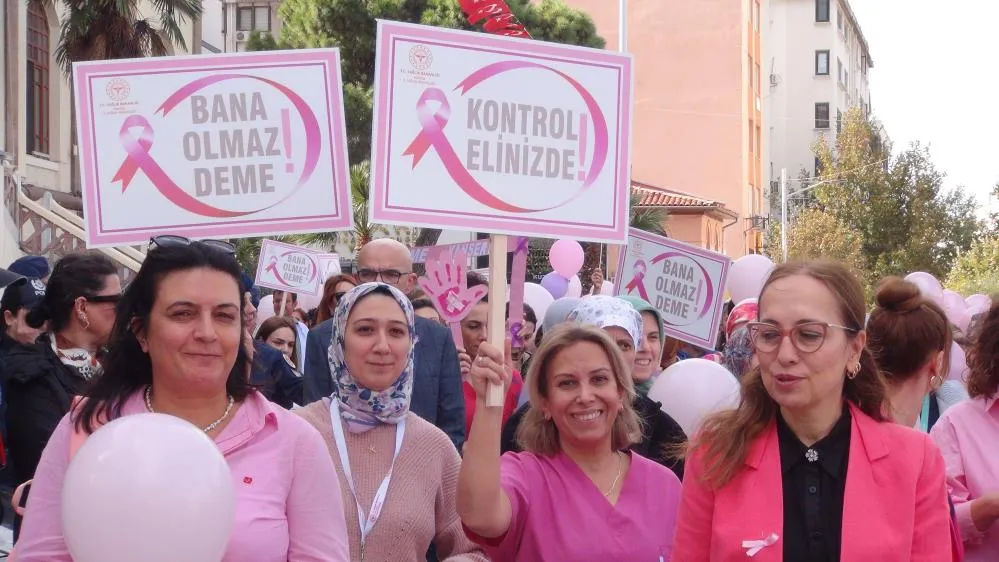 KANSERDE ERKEN TEŞHİSİN ÖNEMİNE DİKKAT ÇEKMEK İÇİN YÜRÜDÜLER