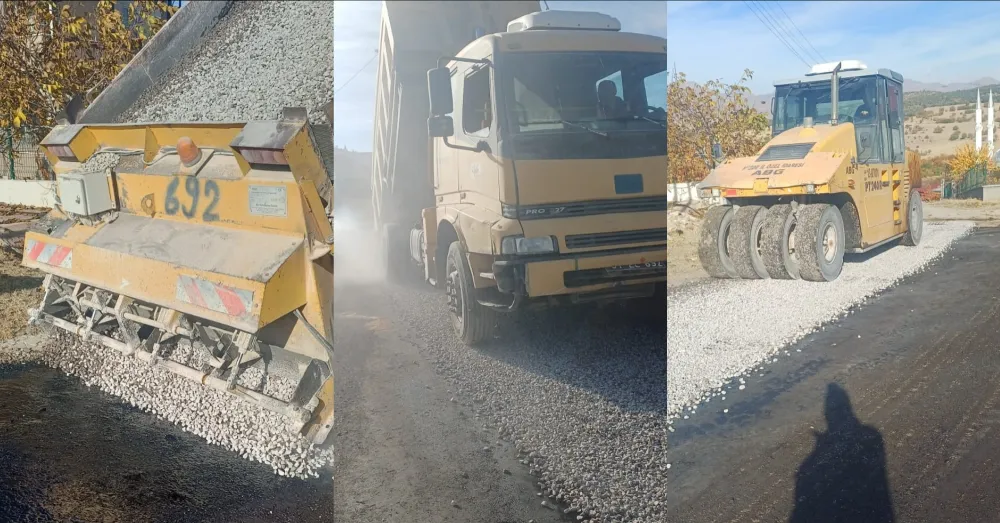 DARBOĞAZ KÖYÜ’NDE ASFALT ÇALIŞMALARI BAŞLADI