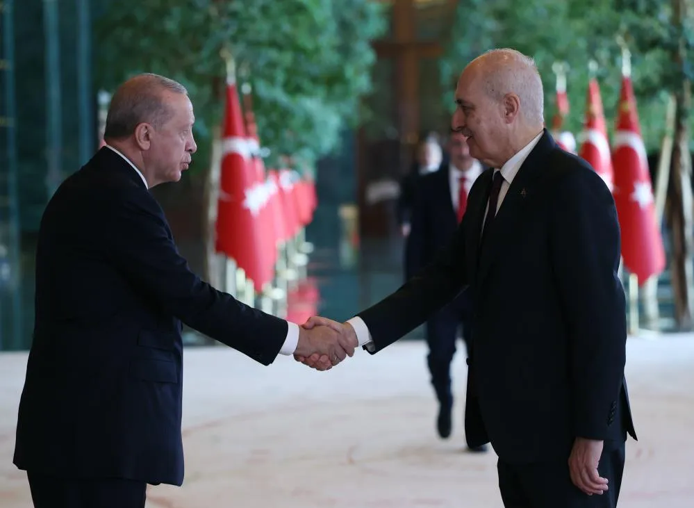 CUMHURBAŞKANI ERDOĞAN, 29 EKİM CUMHURİYET BAYRAMI TEBRİKLERİNİ KABUL ETTİ