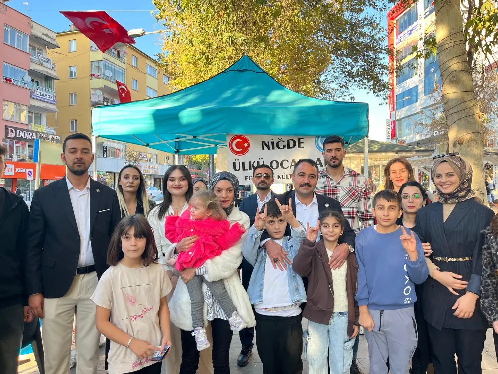 NİĞDE ÜLKÜ OCAKLARI’NDAN CUMHURİYETİN 102. YILINA ÖZEL ETKİNLİKLER