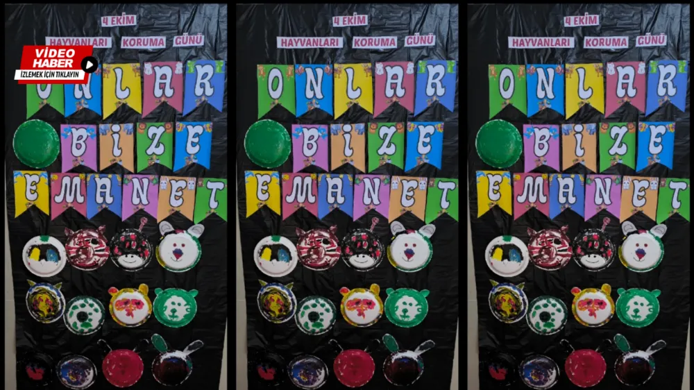 NİĞDE’DE MİNİK YÜREKLERDEN HAYVAN SEVGİSİ MESAJI