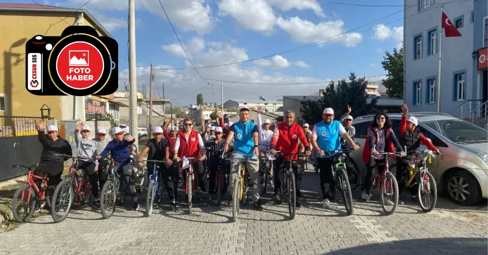 ÇİFTLİK’TE ÇOCUKLAR BİSİKLET TURU İLE SPORLA BULUŞTU