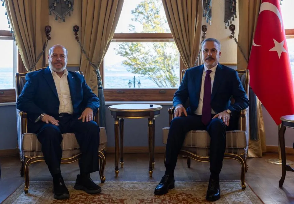 DIŞİŞLERİ BAKANI HAKAN FİDAN, HAMAS HEYETİ İLE GÖRÜŞTÜ