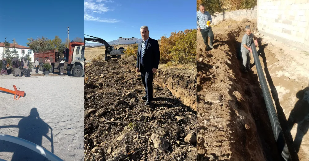 DİVARLI’DA ALTYAPI VE ÜSTYAPI ÇALIŞMALARI HIZ KESMİYOR