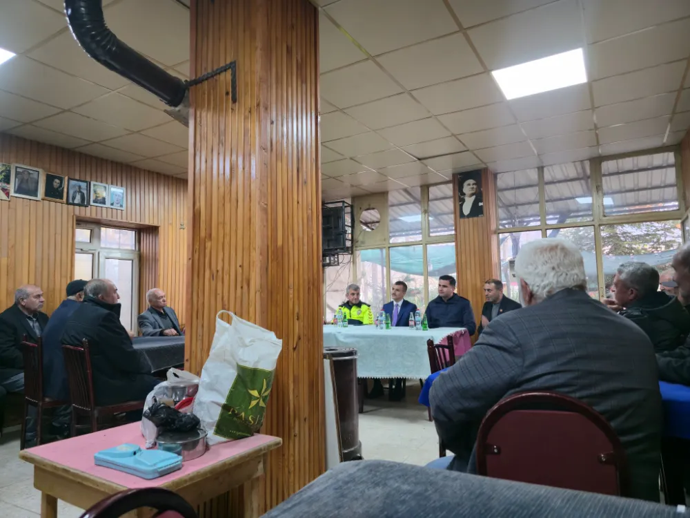 KAYMAKAM GÖKÇE, İLÇE KÖYLERİNDE VATANDAŞLARLA BULUŞTU