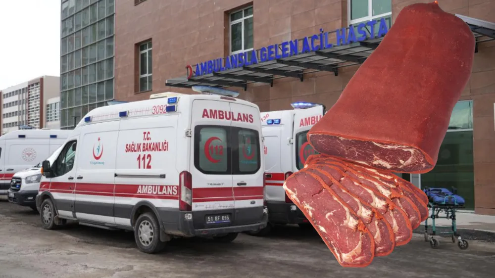 NİĞDE’DE PASTIRMA ŞÜPHESİ: 5 KİŞİ HASTANEYE BAŞVURDU!