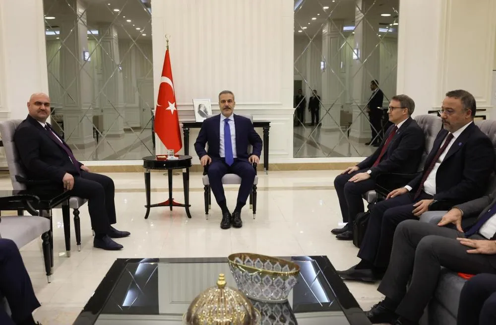 BAKAN FİDAN, IRAK TÜRKMEN CEPHESİ BAŞKANI AĞAOĞLU İLE GÖRÜŞTÜ