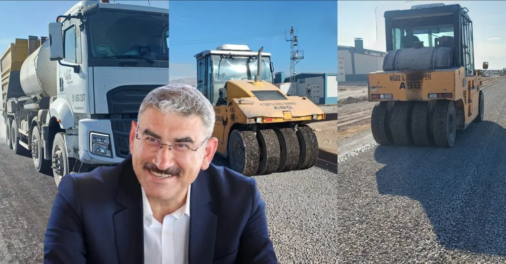 VEKİL UZKURT: “BOR OSB’DE ASFALT ÇALIŞMALARI HIZ KESMEDEN DEVAM EDİYOR”