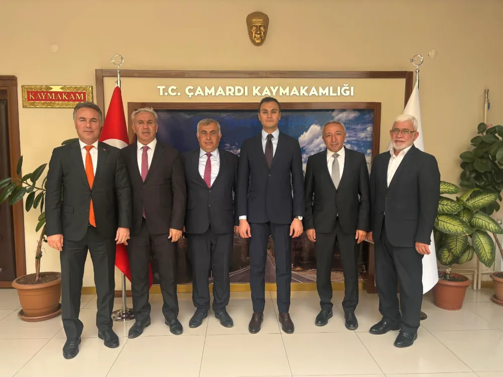 KAYMAKAM BEKTAŞ’A İLÇE MİLLİ EĞİTİM MÜDÜRLERİNDEN HAYIRLI OLSUN ZİYARETİ