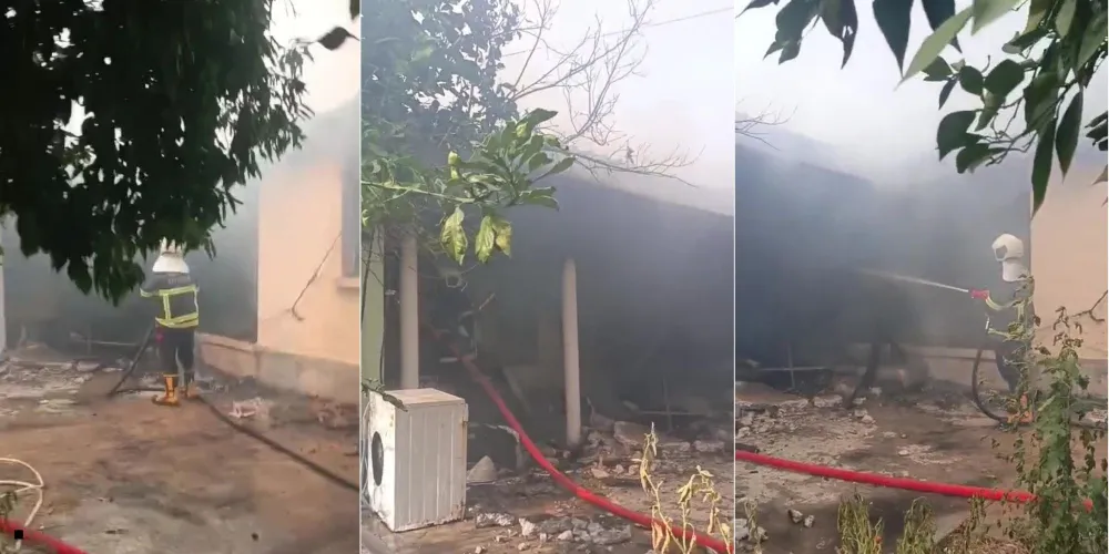 ENGELLİ YAŞLI KADIN, YANGINDA HAYATINI KAYBETTİ