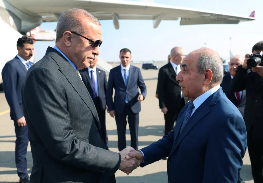 CUMHURBAŞKANI ERDOĞAN, 8 KASIM ZAFER GÜNÜ KUTLAMALARINA KATILMAK ÜZERE AZERBAYCAN