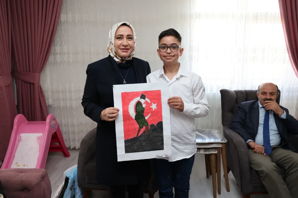 Evde Eğitim Gören Öğrenci Mehmet Terzi’ye Ziyaret