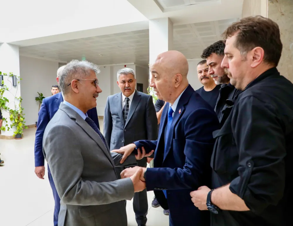 15 TEMMUZ GAZİSİ TURGUT ASLAN’DAN VALİ ÇELİK’E ZİYARET