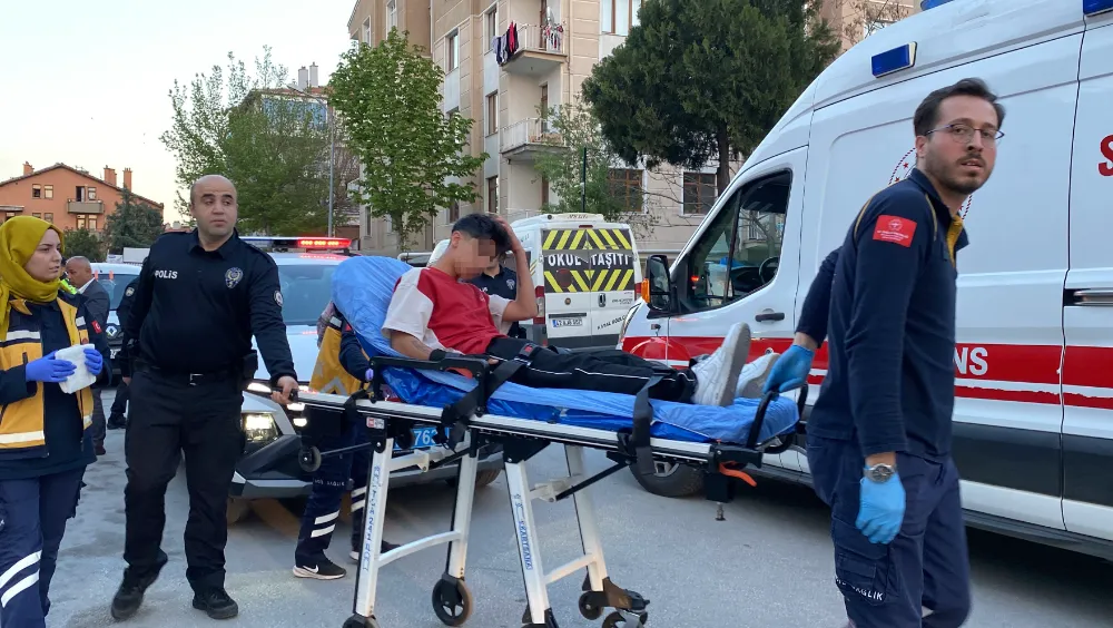 GENÇLERİN TARTIŞMASI KANLI BİTTİ: 1 YARALI