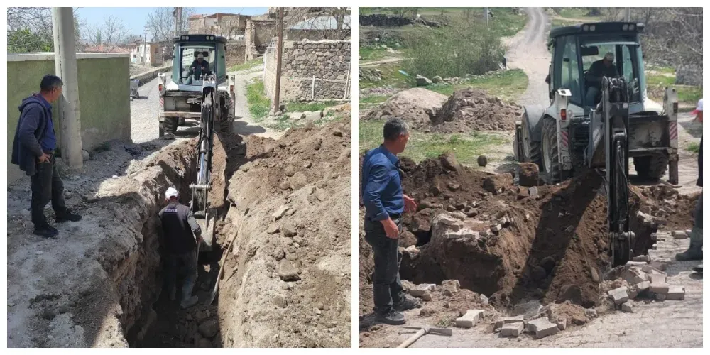 ALTUNHİSAR BELEDİYESİ KAÇAK SU TESPİTİ VE YENİ HAT ÇALIŞMALARINA DEVAM EDİYOR