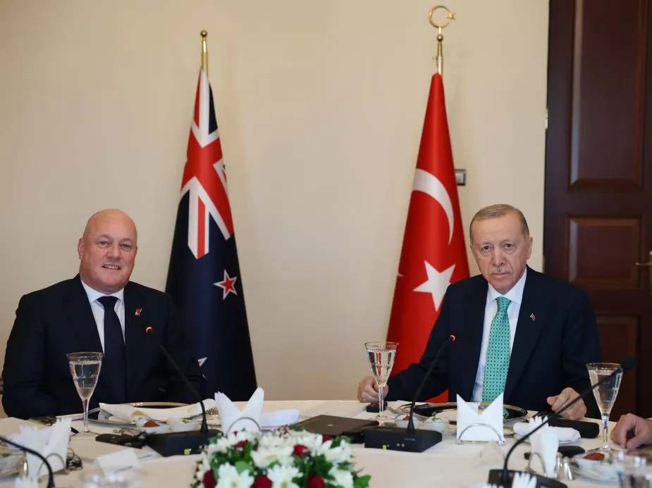 CUMHURBAŞKANI ERDOĞAN, YENİ ZELLANDA BAŞBAKANINI AĞIRLADI 