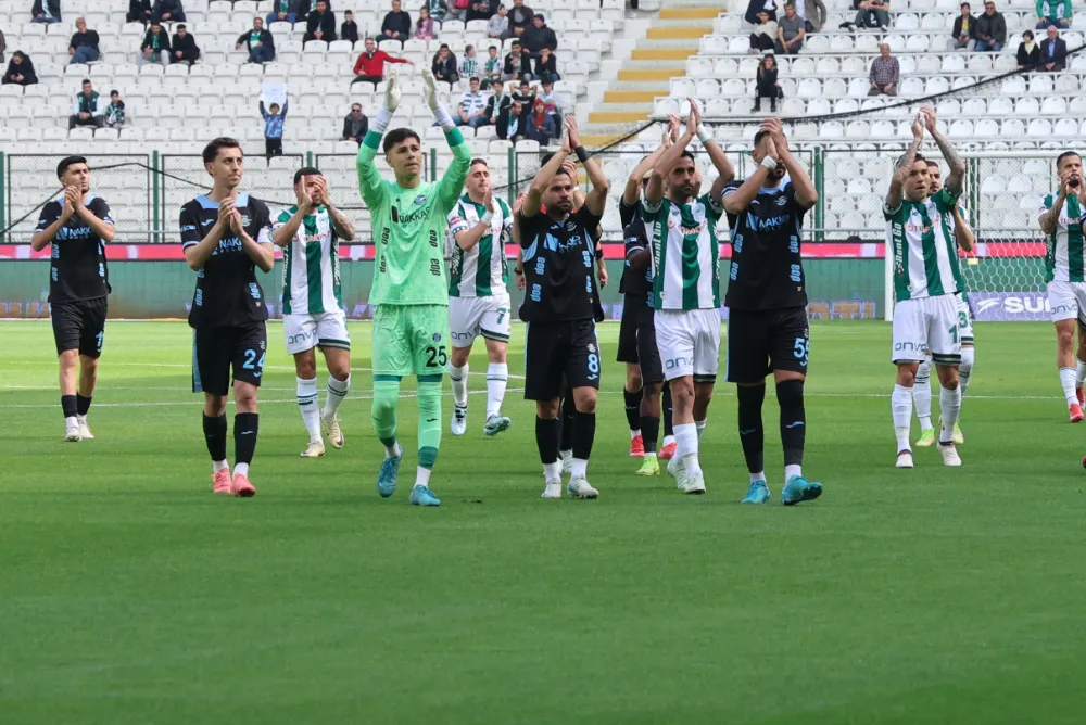 TRENDYOL SÜPER LİG: KONYASPOR: 0 - ADANA DEMİRSPOR: 1 (İLK YARI)