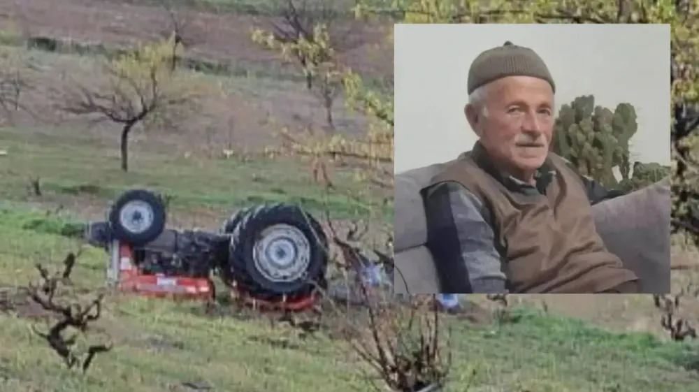 TRAKTÖR DEVRİLDİ: 1 KİŞİ HAYATINI KAYBETTİ