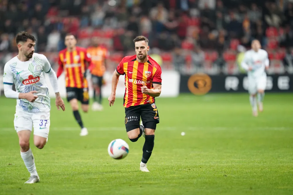 SÜPER LİG: KAYSERİSPOR: 1 - ÇAYKUR RİZESPOR: 0 (MAÇ SONUCU)