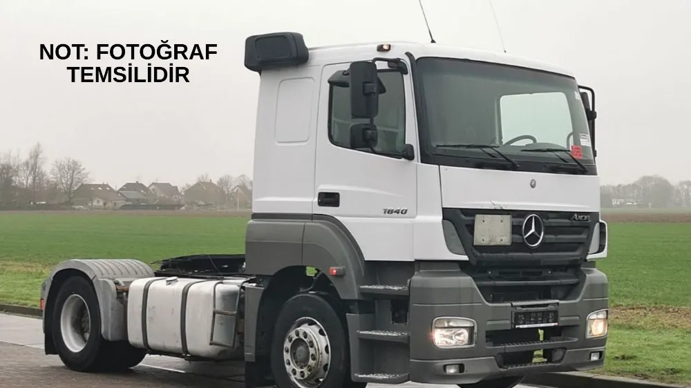 BOR’DA 2006 MODEL MERCEDES-BENZ AXOR ÇEKİCİ İCRADAN SATILIKTIR