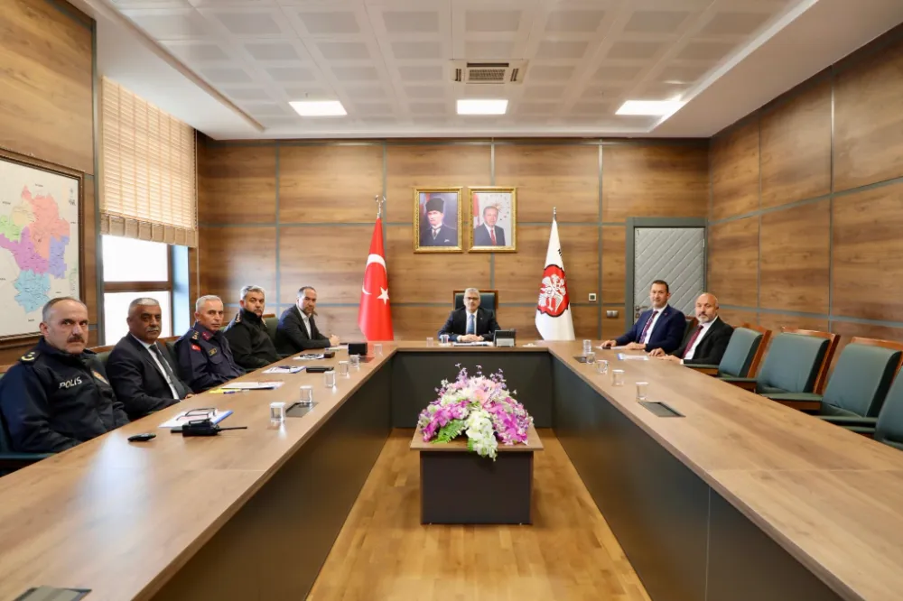 VALİLİKTE “S” PLAKA TOPLANTISI