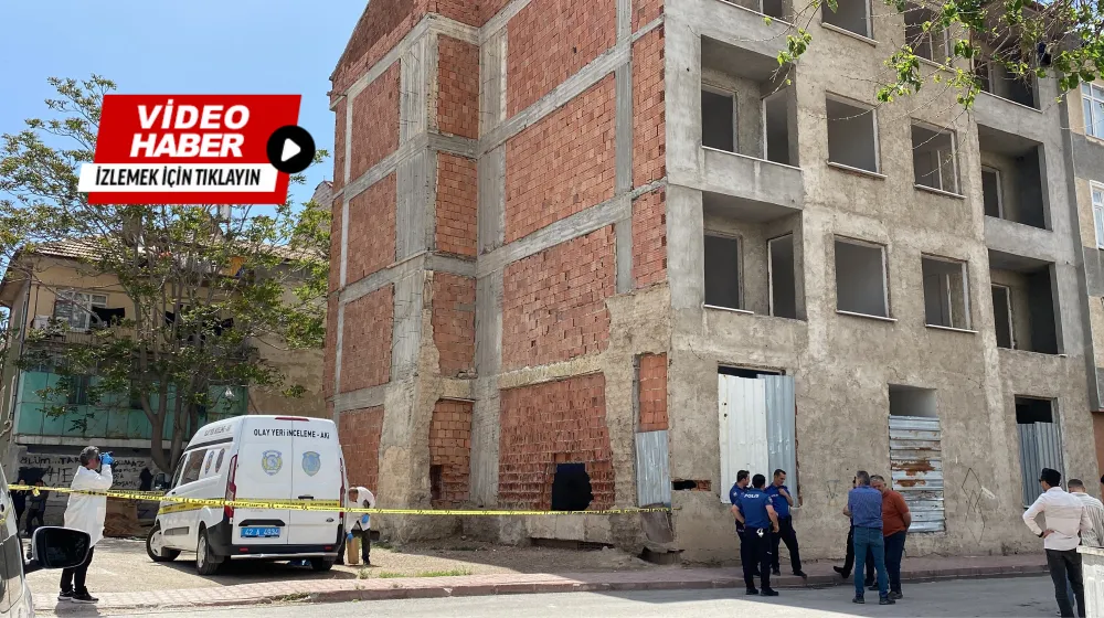İNŞAATTA ERKEK CESEDİ BULUNDU