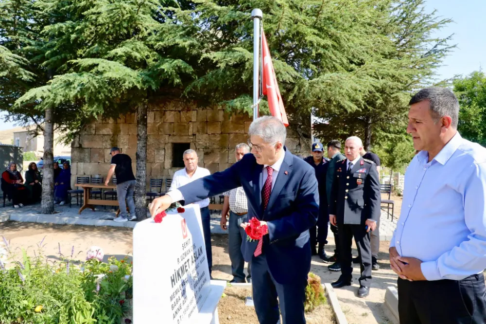 VALİ ÇELİK’TEN 15 TEMMUZ ŞEHİDİ YALÇIN ARAN’IN AİLESİNE ANLAMLI ZİYARET