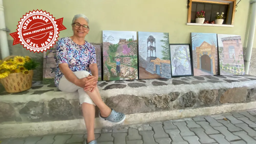 YEŞİLBURÇ’TA SANATLA DOLU BİR EV: NERİMAN BOZOK’UN RENKLİ DÜNYASI