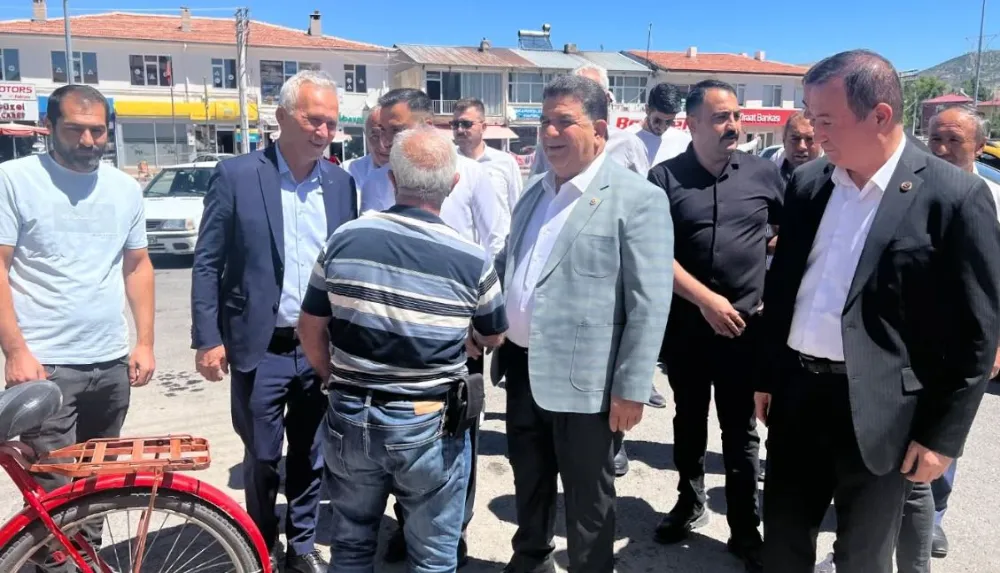 VEKİL CUMALİ İNCE ÇİFTLİK İLÇESİNDE VATANDAŞLARLA BULUŞTU