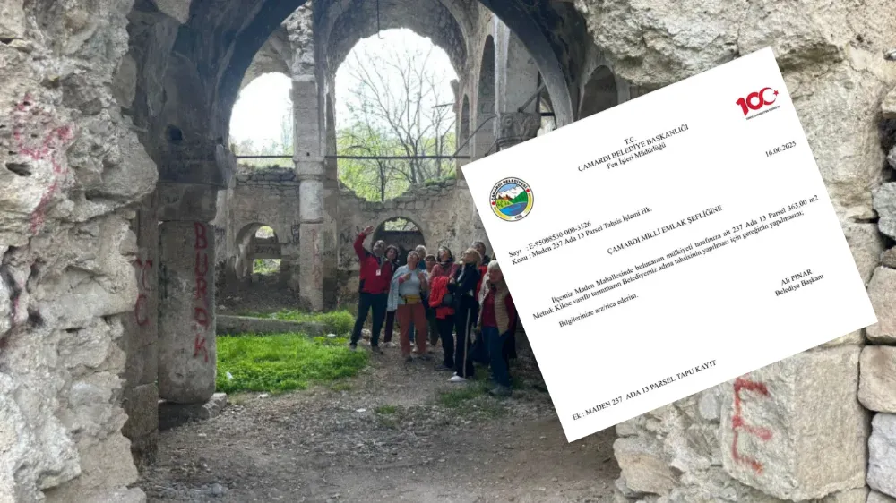 ÇAMARDI BELEDİYESİ MADEN KİLİSESİ İÇİN HAREKETE GEÇTİ